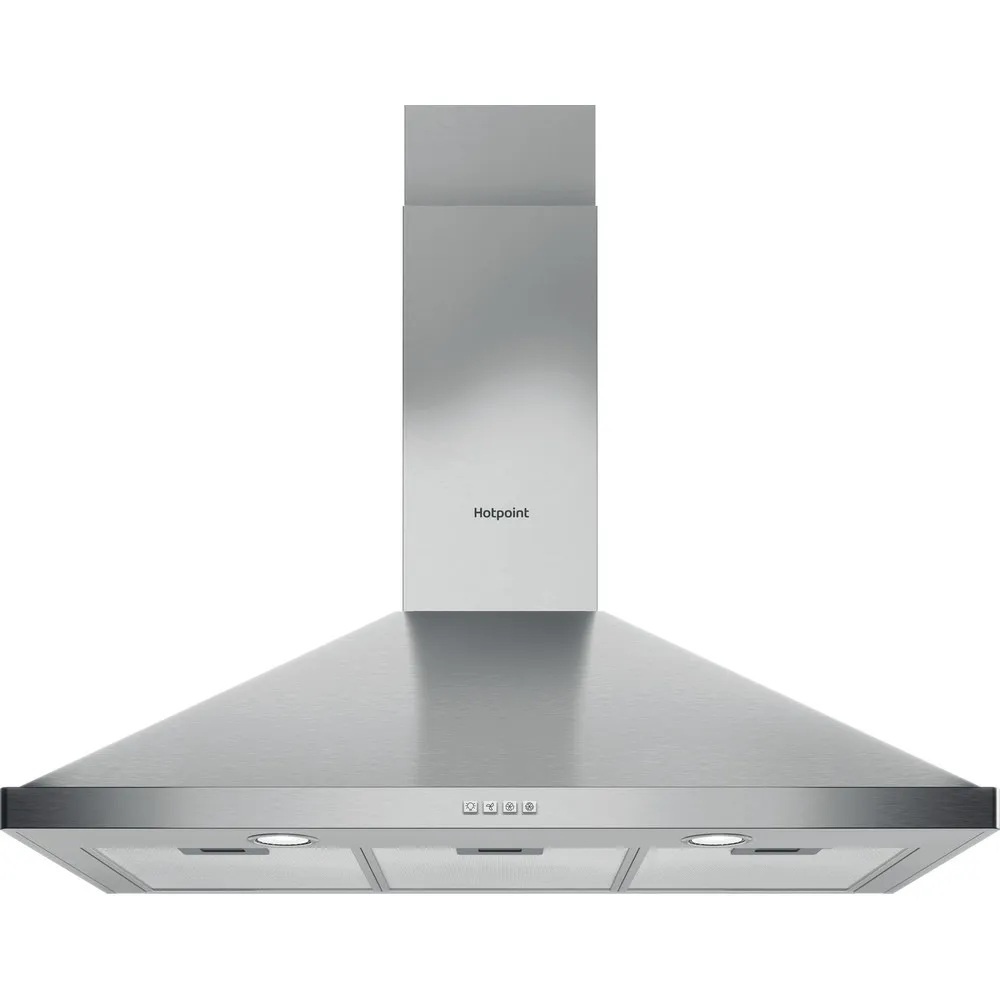 Hotpoint 90cm Chimney Pyramid Cooker Hood