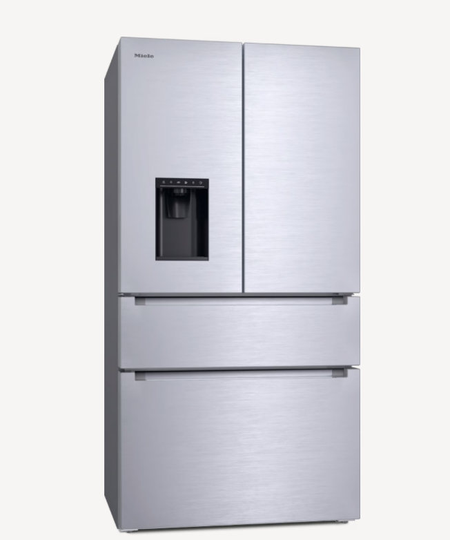 Miele French Door freestanding fridge-freezer - Stainless steel/CleanSteel