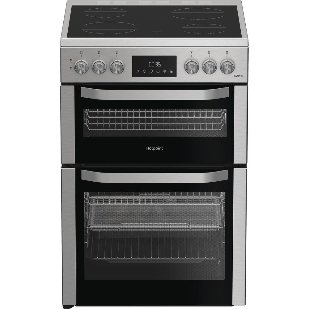 Hotpoint HDE6VDCAX Freestanding Cooker- Inox