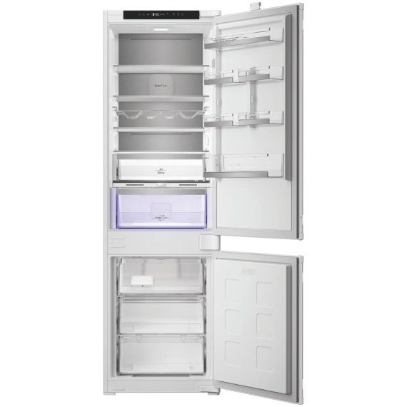 Hotpoint HPK25293B5UK Dual No Frost 70/30 Integrated Fridge Freezer with VitalCare - 290L- Zinc Metal