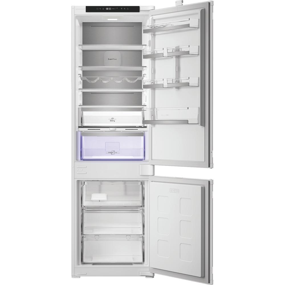 Hotpoint HPK25293B5UK Dual No Frost 70/30 Integrated Fridge Freezer with VitalCare - 290L- Zinc Metal